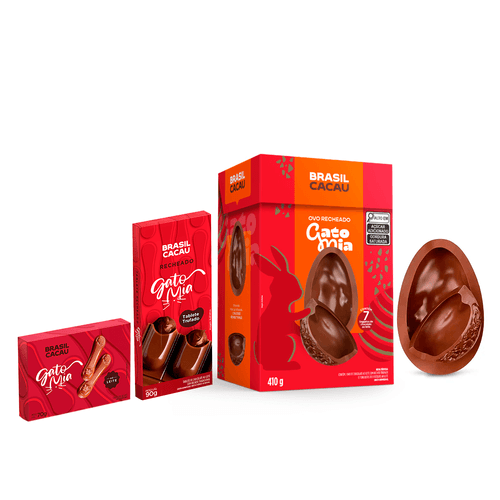 Combo Páscoa Gato Mia ao Leite